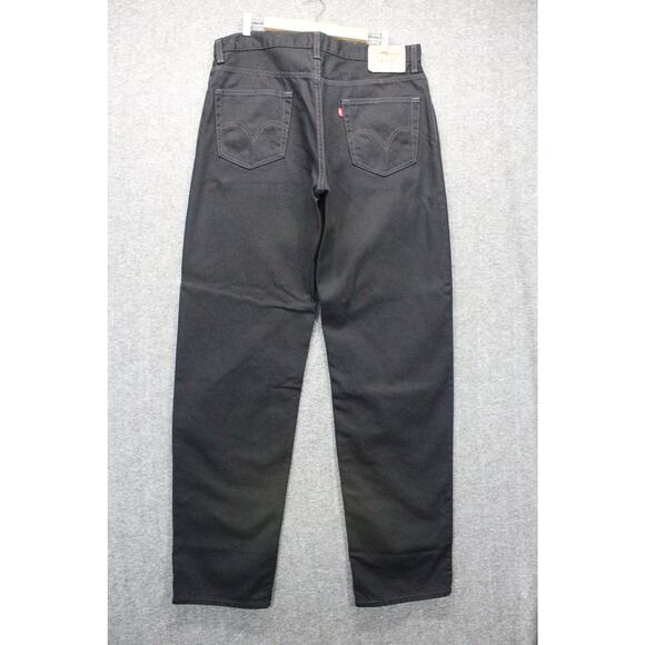 Levis 550 Black Denim Jeans 36x36 Relaxed Fit - Picture 2 of 5